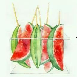 夏至吃瓜的视频